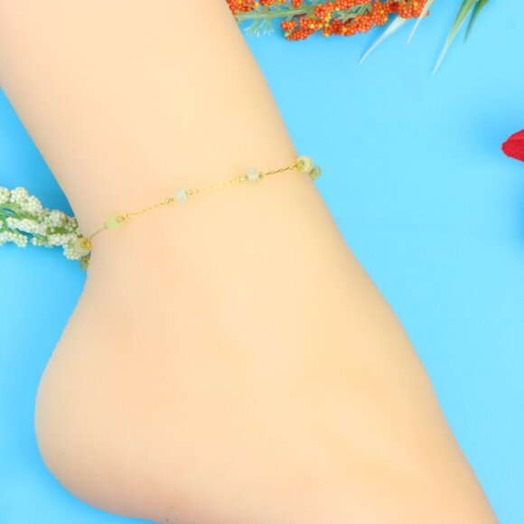 Elegant Handmade Anklet – Perfect for Women & Girls | Ideal Gift Option, DYC1562 - Picture 3 of 11